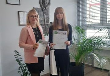 Finalistka X Powiatowego Konkursu Zawodowy GPS