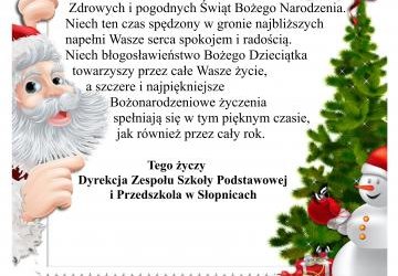 Świąteczne życzenia