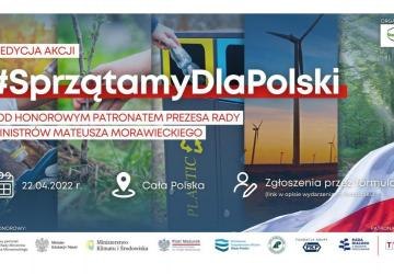 Akcja #SprzątamyDlaPolski 22 kwietnia - Światowy Dzień Ziemi 2022