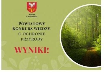 Wyniki Konkursu wiedzy o ochronie przyrody 2022 - wyróżnienie dla Jarosława Florka, ucznia klasy IV