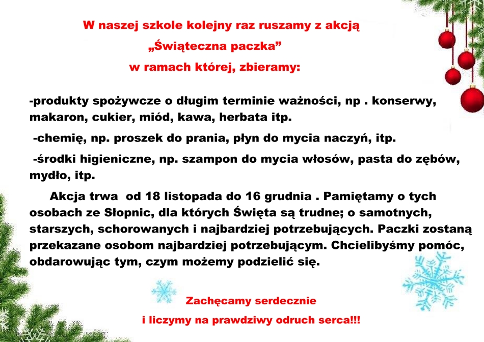 >>> Świąteczna Paczka