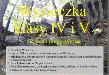 Relacja fotograficzna z wycieczki klasy IV i V et al. do Wiśnicza i Niepołomic w dniu 19 maja