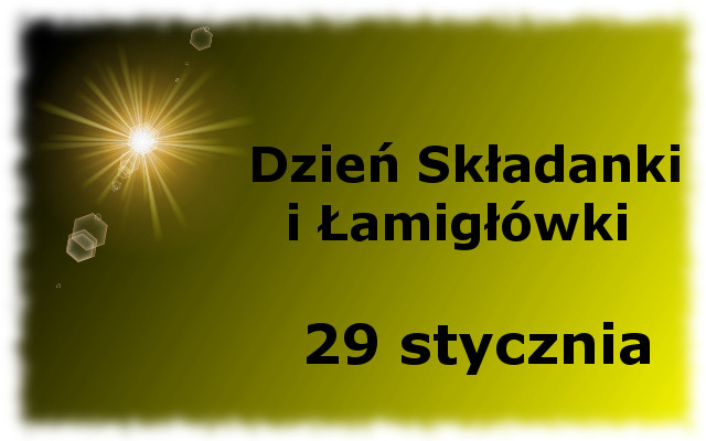 Dzień Składanek i Łamigłówek